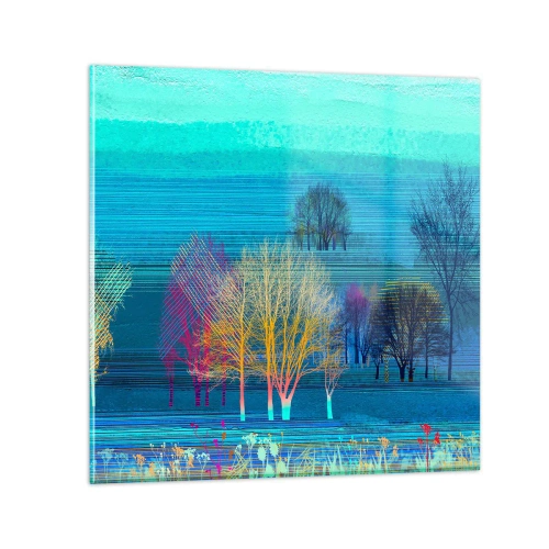 Impression sur verre - Image sur verre - Un paysage soigné - 50x50 cm