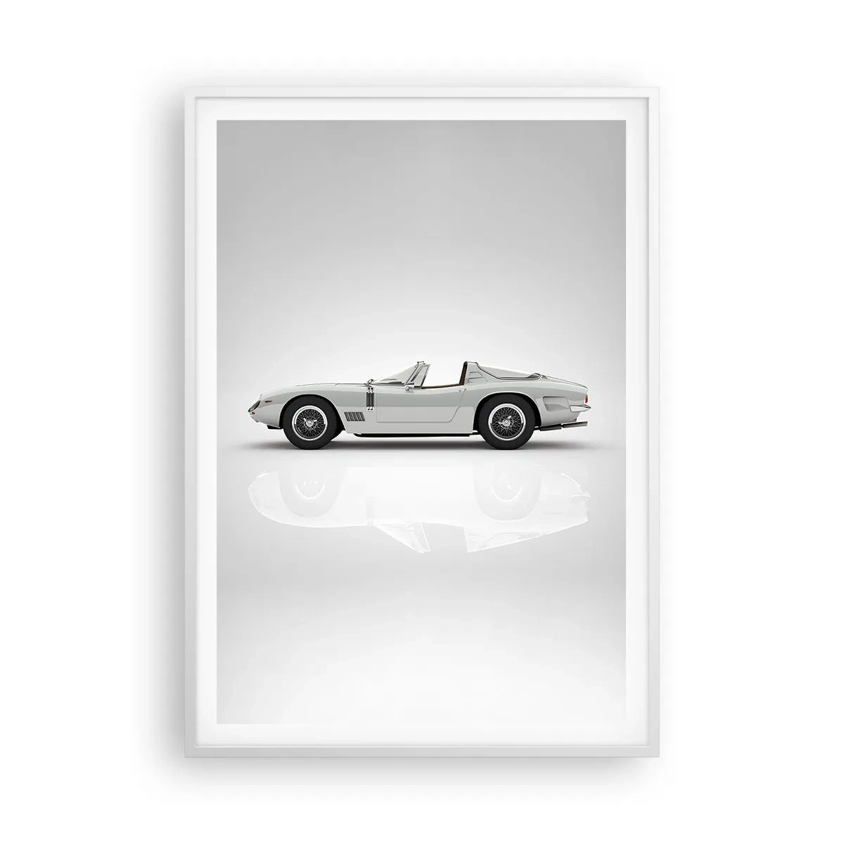 Affiche dans un cadre blanc - Poster - Promesse de plaisir - 70x100 cm