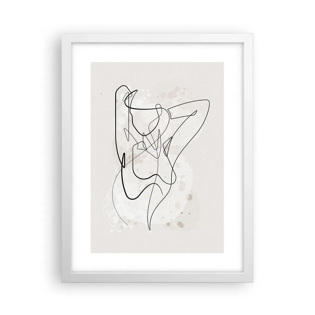 Affiche dans un cadre blanc - Poster - L'art de la séduction - 30x40 cm