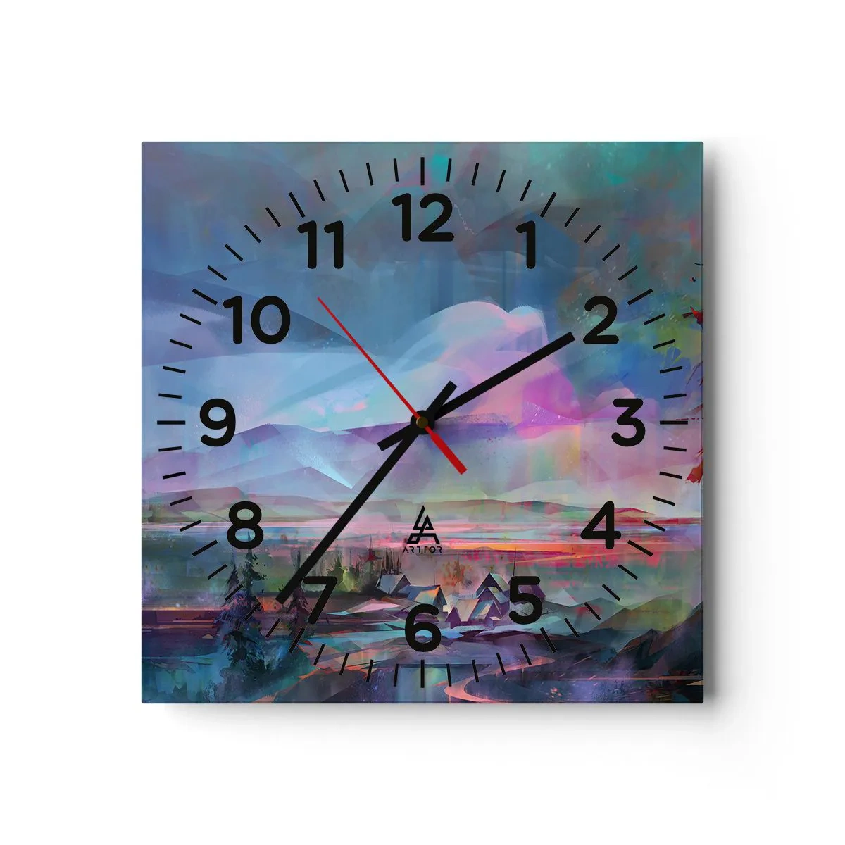 Horloge murale - Pendule murale - Sous un ciel bienveillant - 30x30 cm