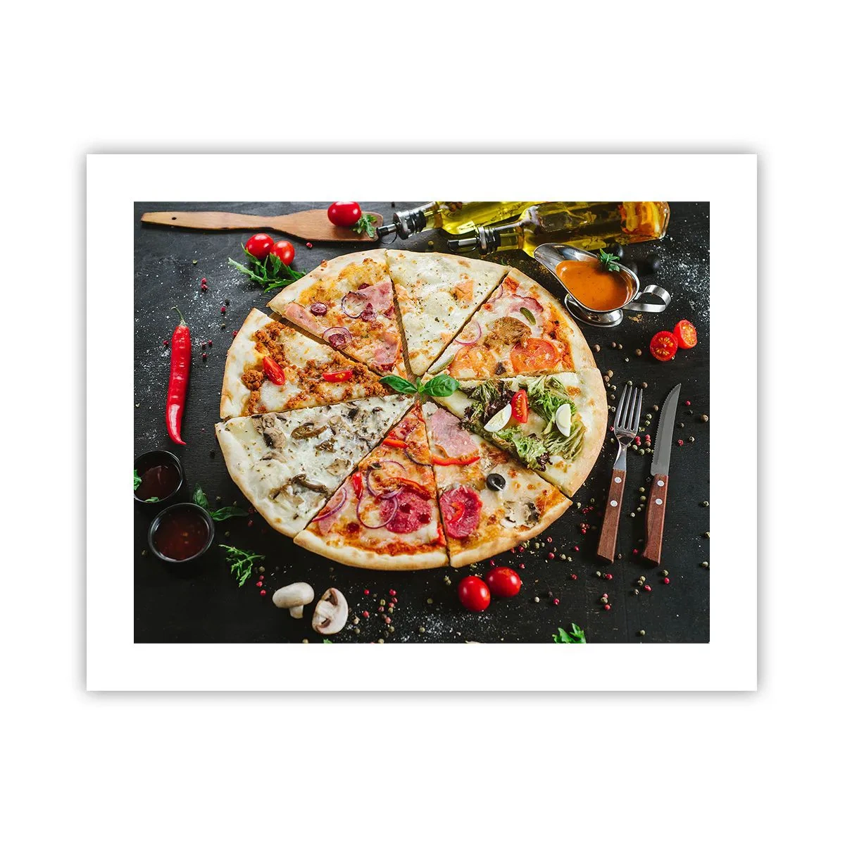 Affiche - Poster - Une gamme de saveurs - 50x40 cm