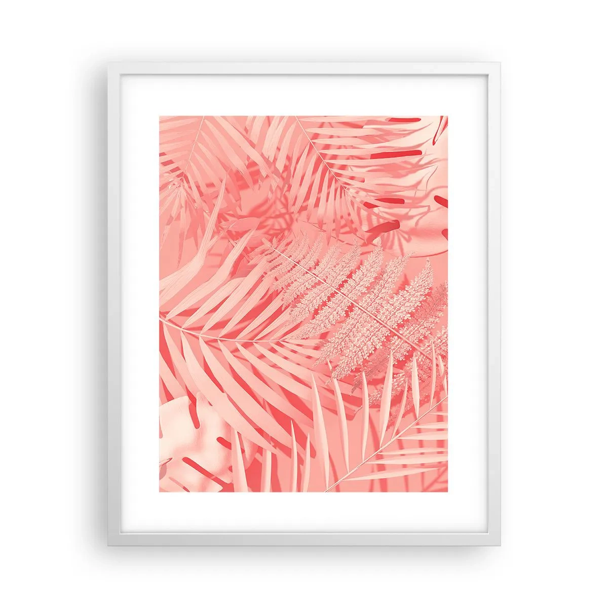 Affiche dans un cadre blanc - Poster - Concept de rose - 40x50 cm
