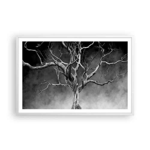 Affiche dans un cadre blanc - Poster - Primordial et sacré - 91x61 cm