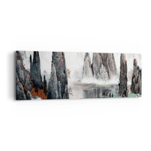 Impression sur toile - Image sur toile - De puissants gardiens - 90x30 cm