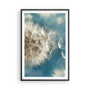 Affiche dans un cadre noir - Poster - souffle d'ange - 61x91 cm