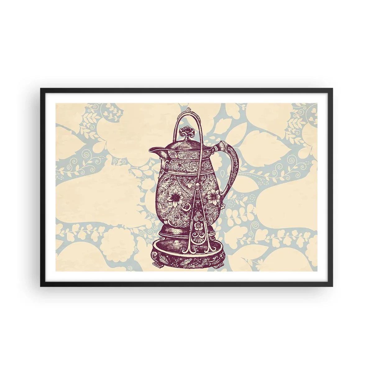 Affiche dans un cadre noir - Poster - La beauté du quotidien - 91x61 cm