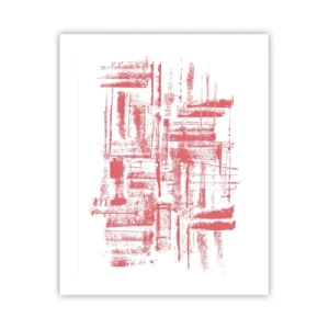 Affiche - Poster - La ville rouge - 40x50 cm