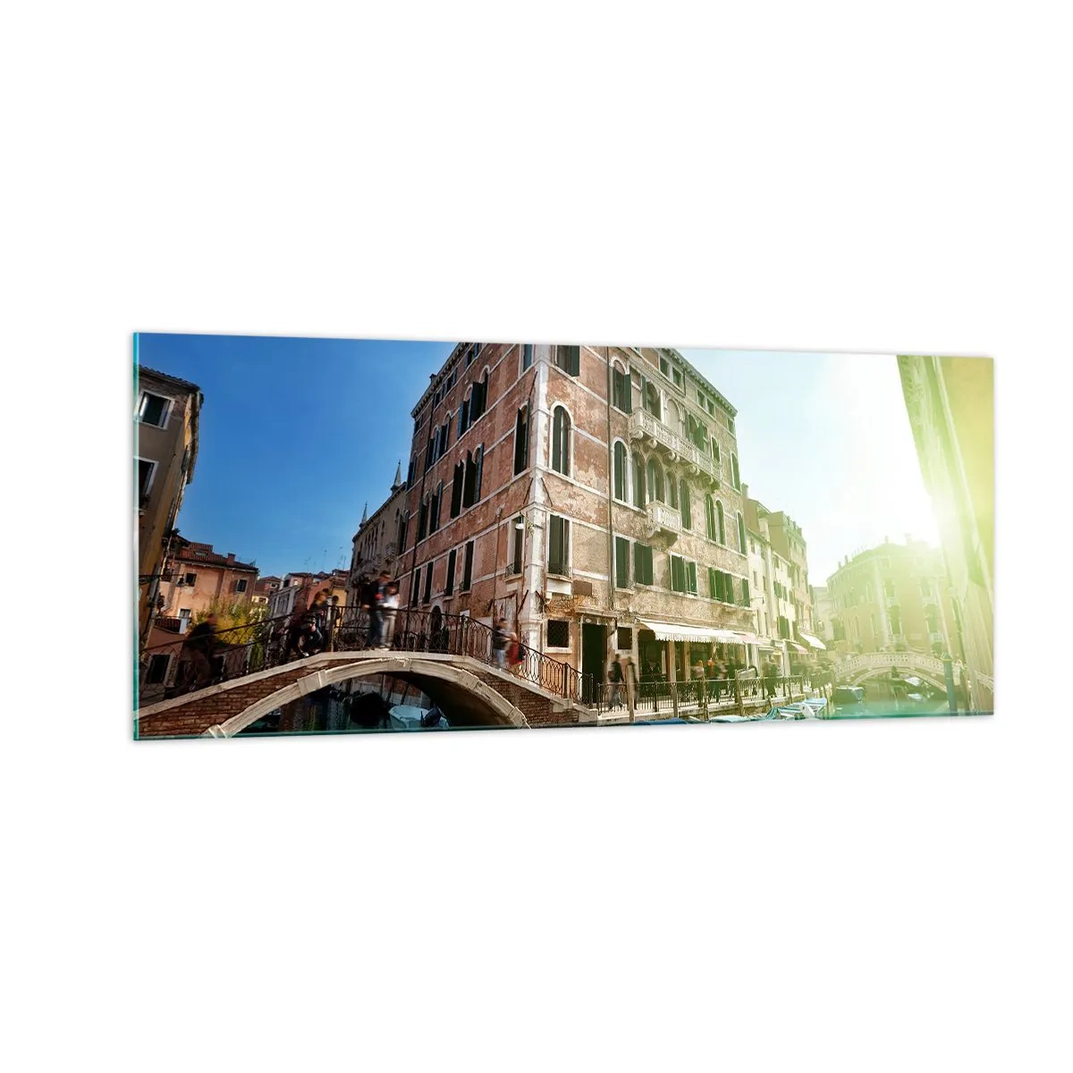 Impression sur verre - Image sur verre - Venise - Amore Moi - 100x40 cm