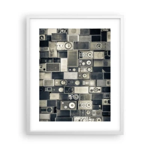 Affiche dans un cadre blanc - Poster - Tout va bien - 40x50 cm