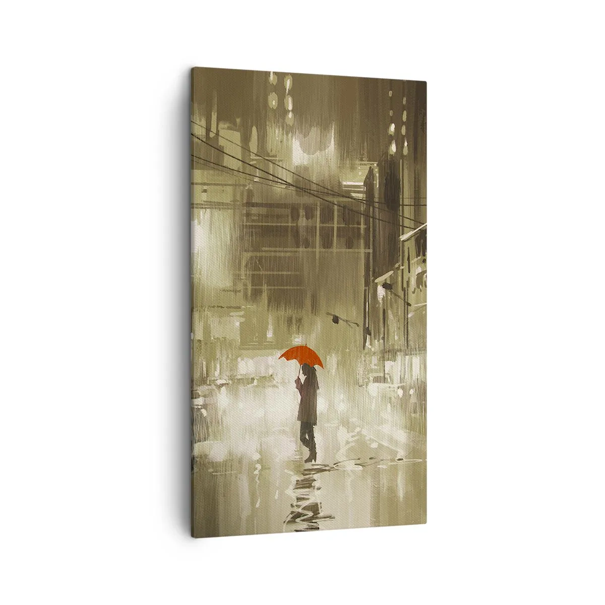 Impression sur toile - Image sur toile - Seule mais pas solitaire - 45x80 cm