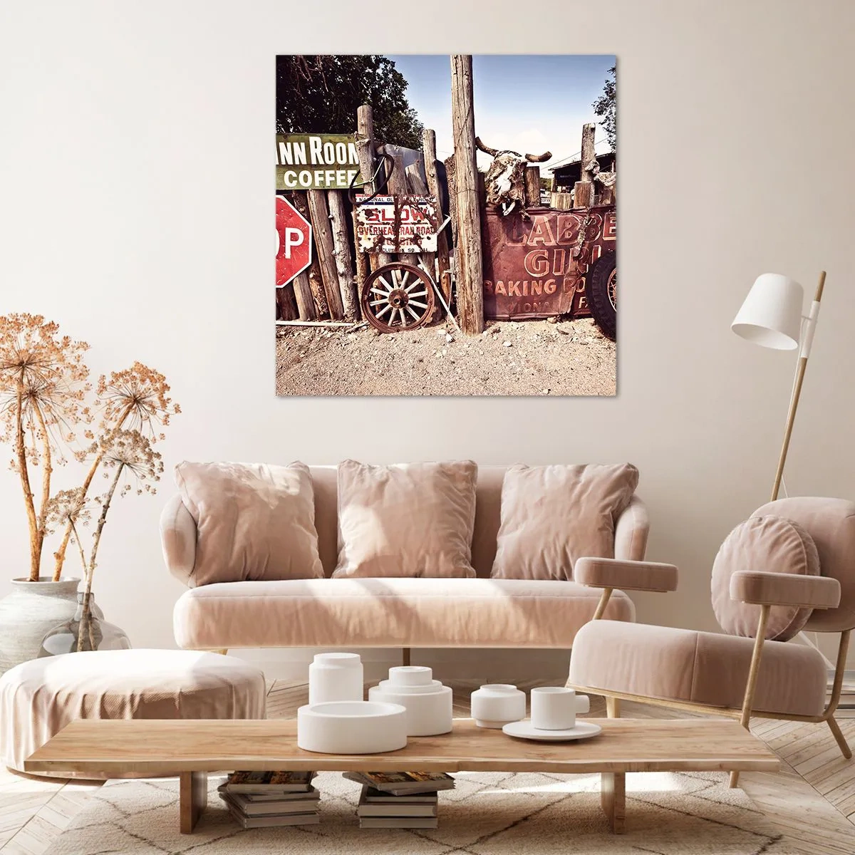 Impression sur toile - Image sur toile - Et le temps s'est arrêté - 40x40 cm