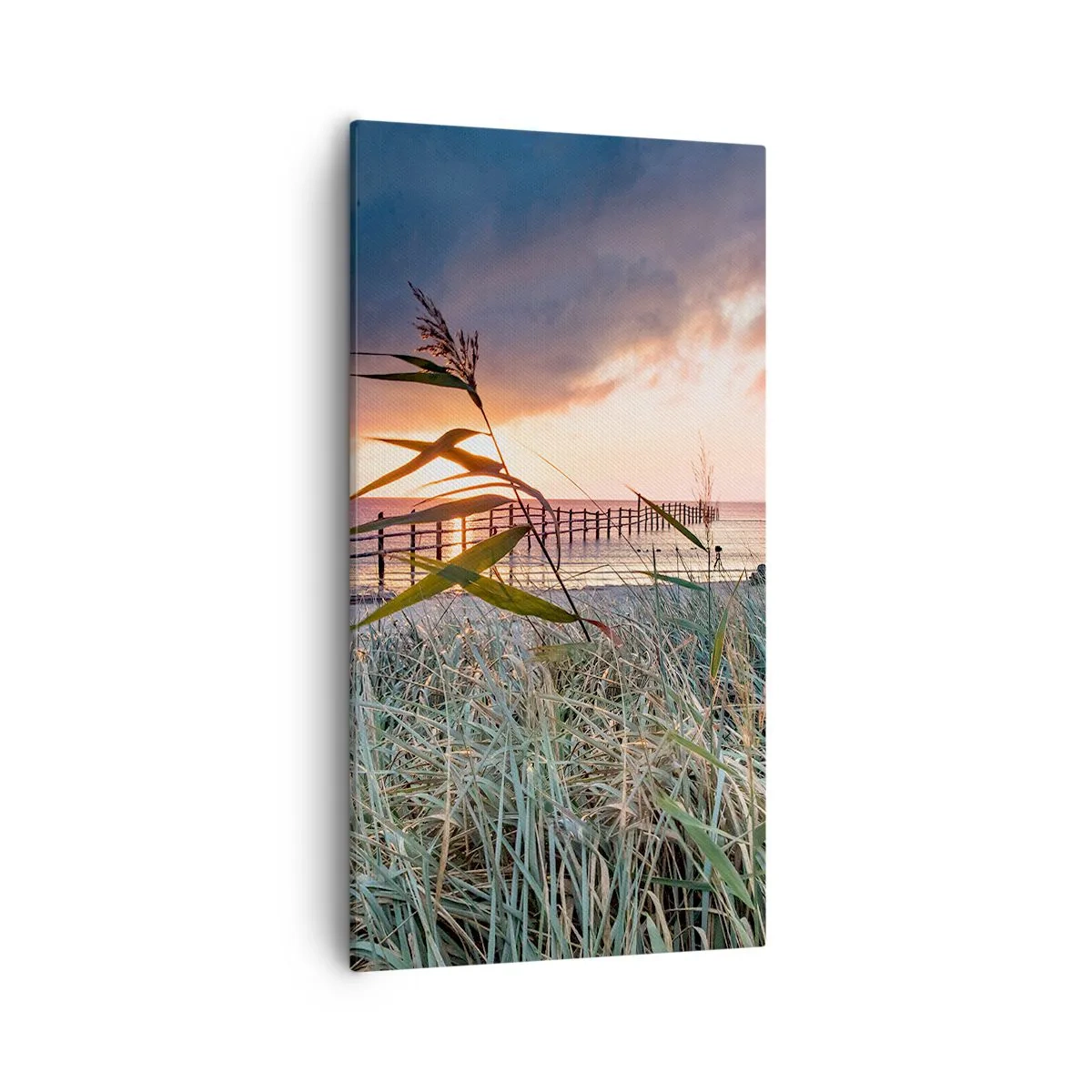 Impression sur toile - Image sur toile - Ça ne passe pas avec le vent - 55x100 cm