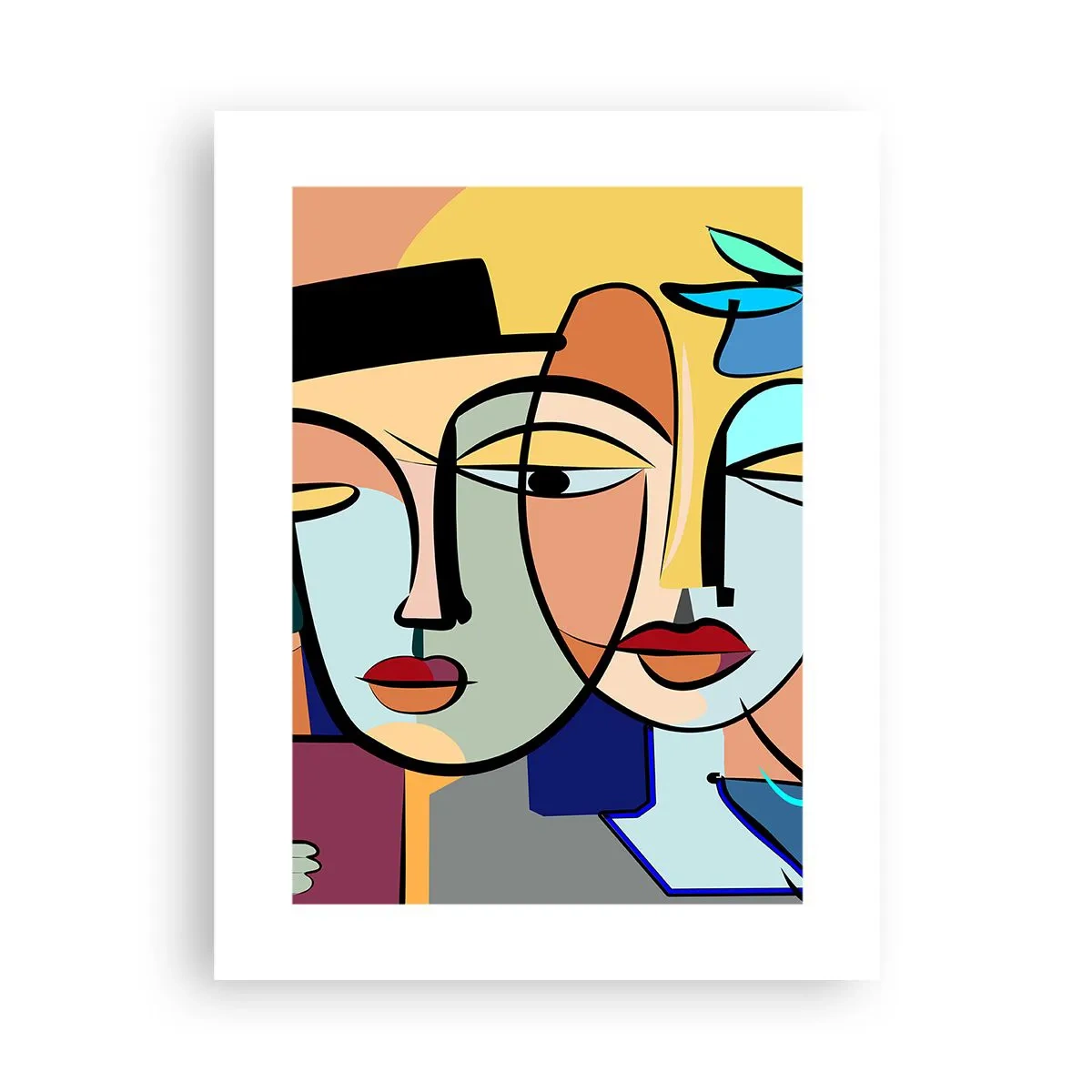 Affiche - Poster - Le Rendez-vous de Picasso - 30x40 cm