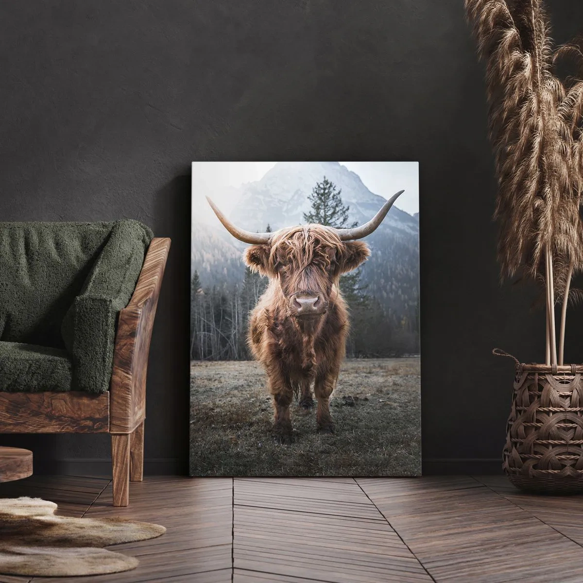 Impression sur toile - Image sur toile - Salutations des prairies de montagne - 80x120 cm