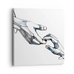 Impression sur toile - Image sur toile - Un bon geste - 30x30 cm