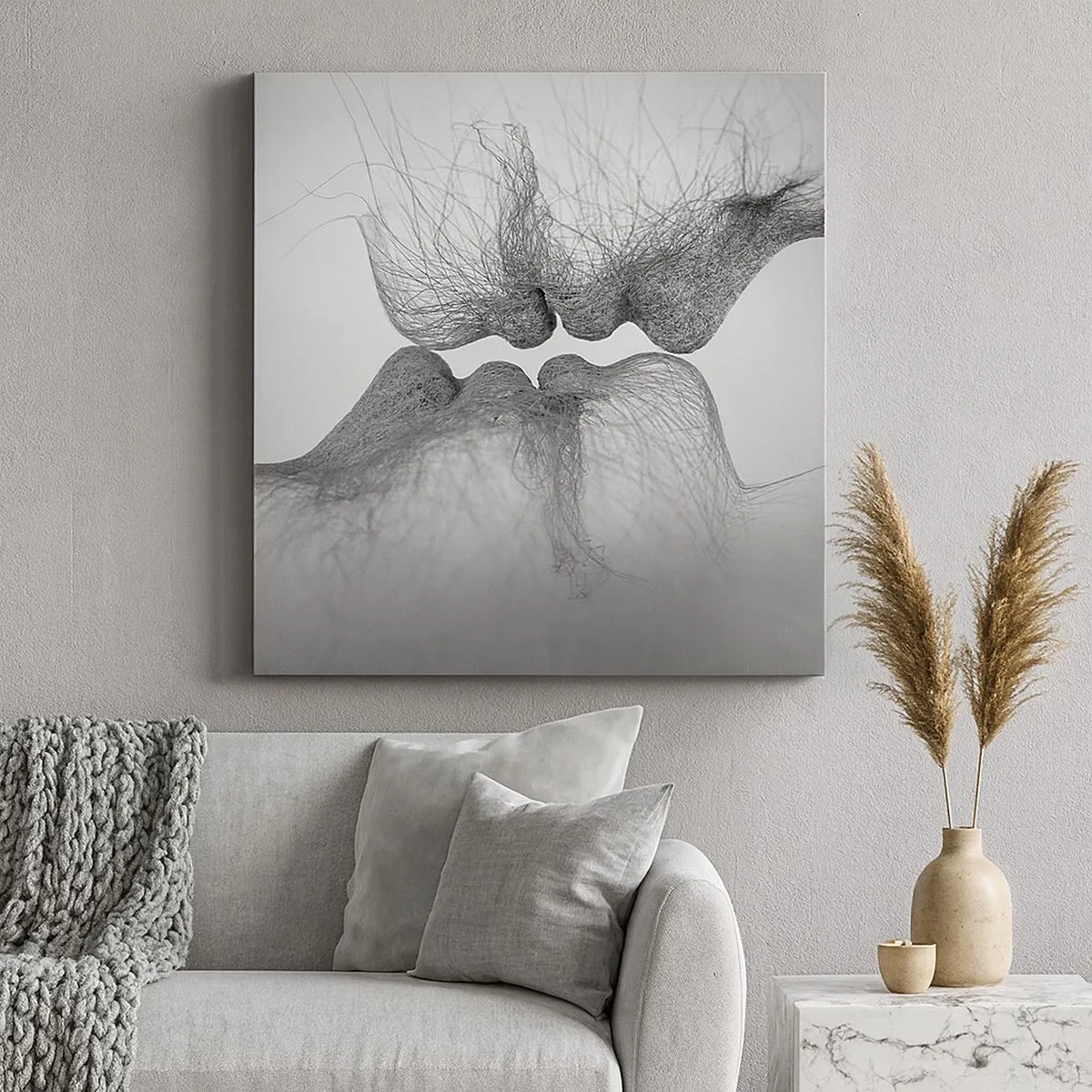 Impression sur toile - Image sur toile - La bise du vent - 30x30 cm