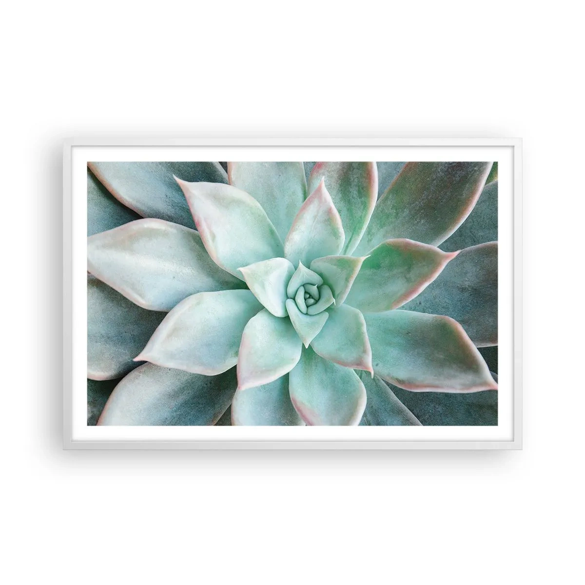 Affiche dans un cadre blanc - Poster - Le coeur du désert - 91x61 cm