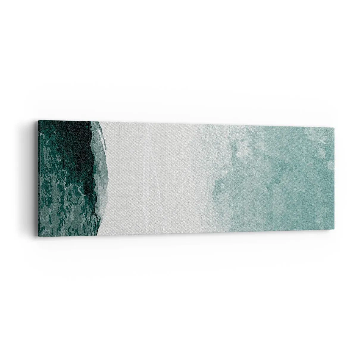 Impression sur toile - Image sur toile - Rencontre avec le brouillard - 90x30 cm