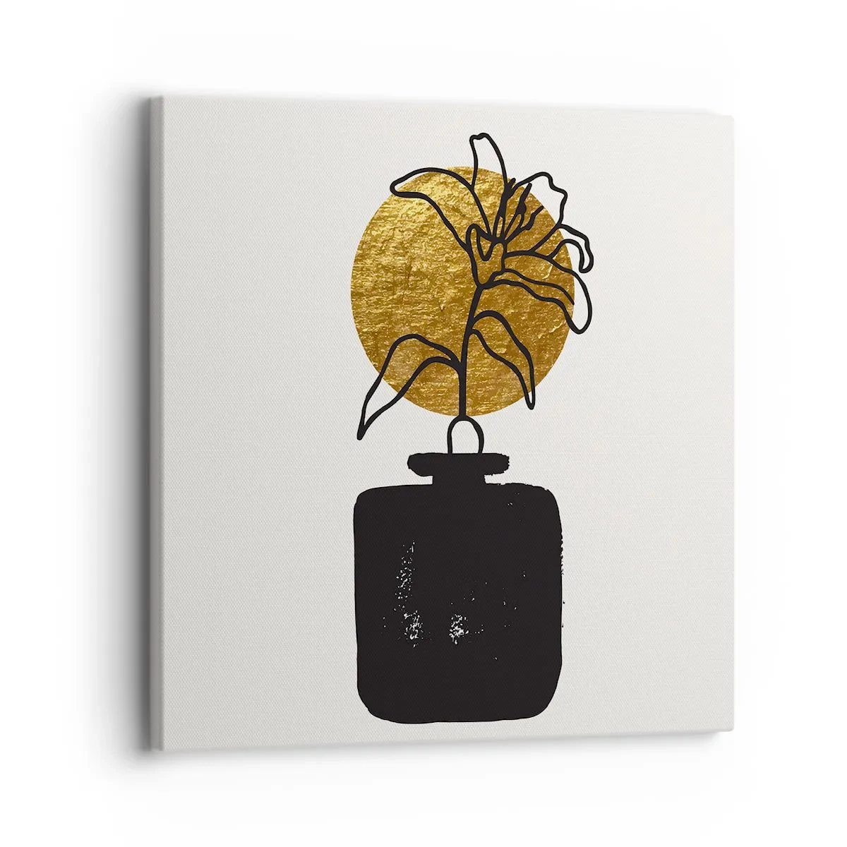 Impression sur toile - Image sur toile - La beauté vaut son pesant d'or - 30x30 cm