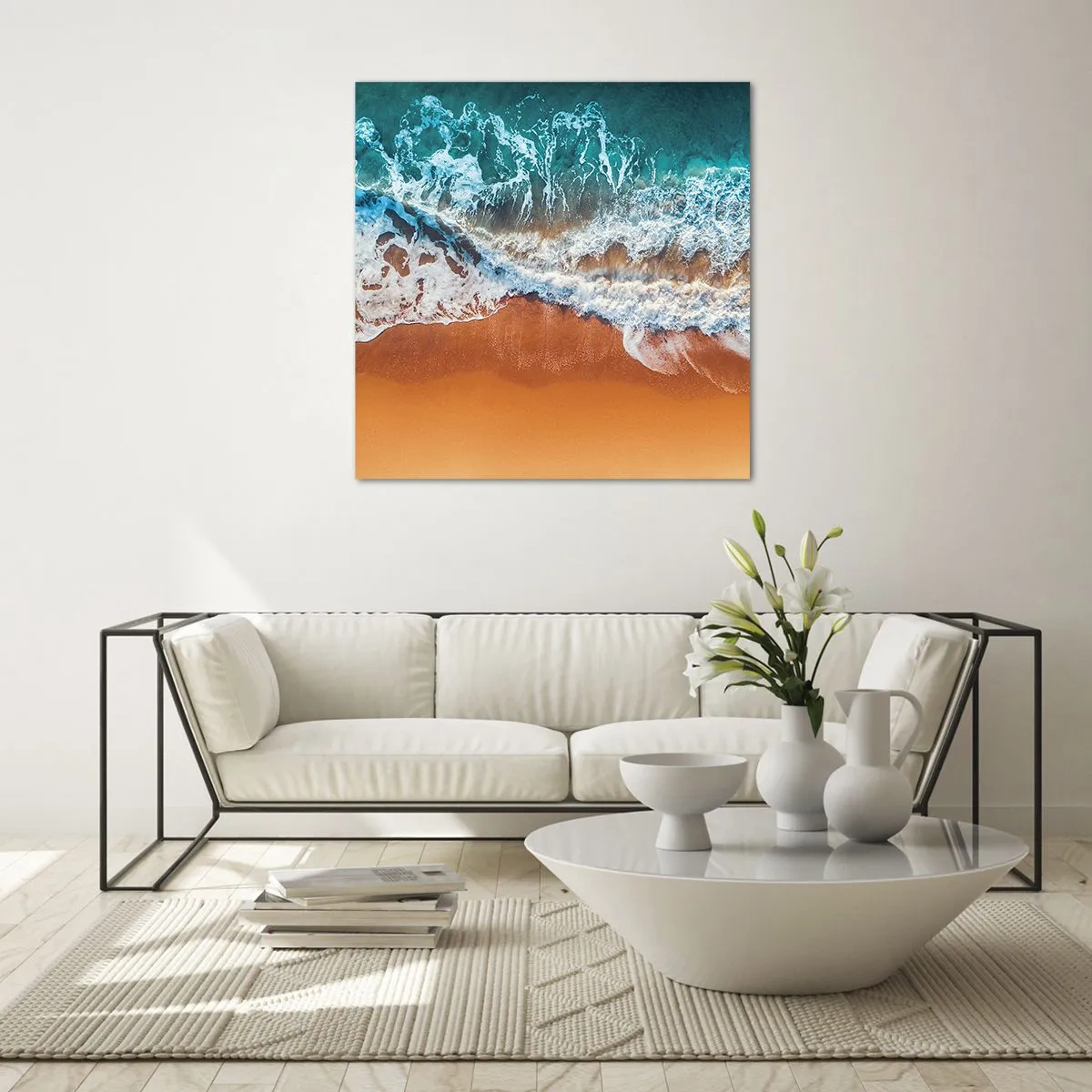 Impression sur verre - Image sur verre - Toujours ensemble - 30x30 cm