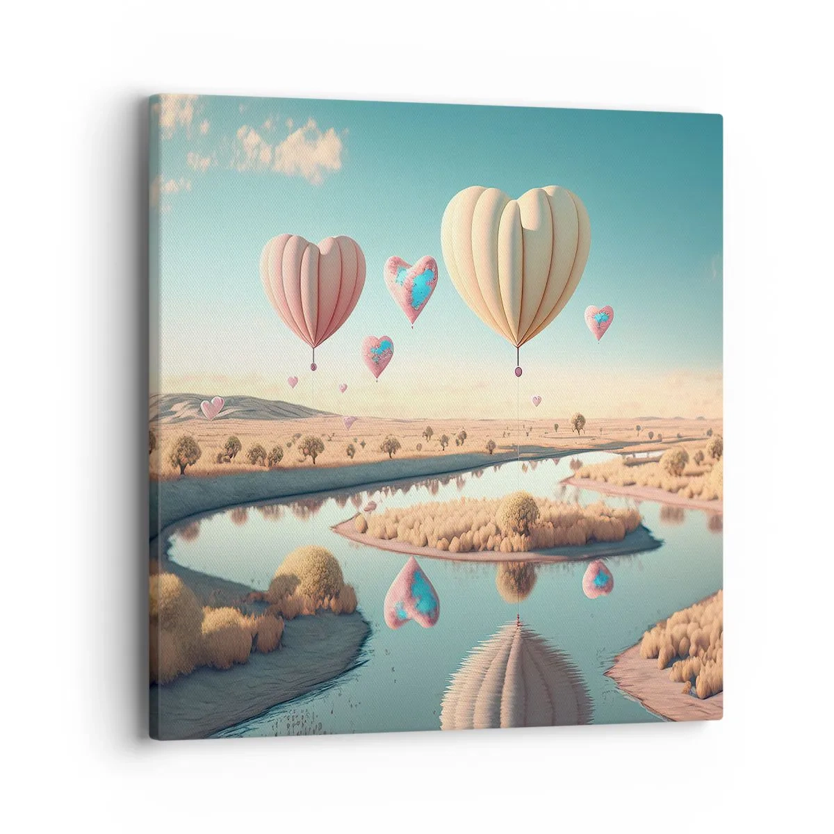 Impression sur toile - Image sur toile - L'amour te permet de t'élever - 40x40 cm