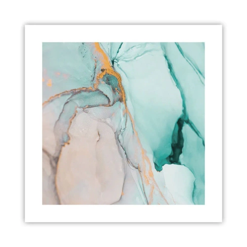 Affiche - Poster - Danse des formes et des couleurs - 40x40 cm