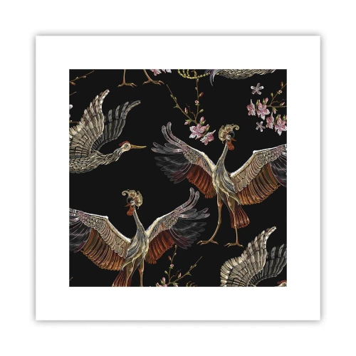 Affiche - Poster - Un oiseau de conte de fées - 30x30 cm