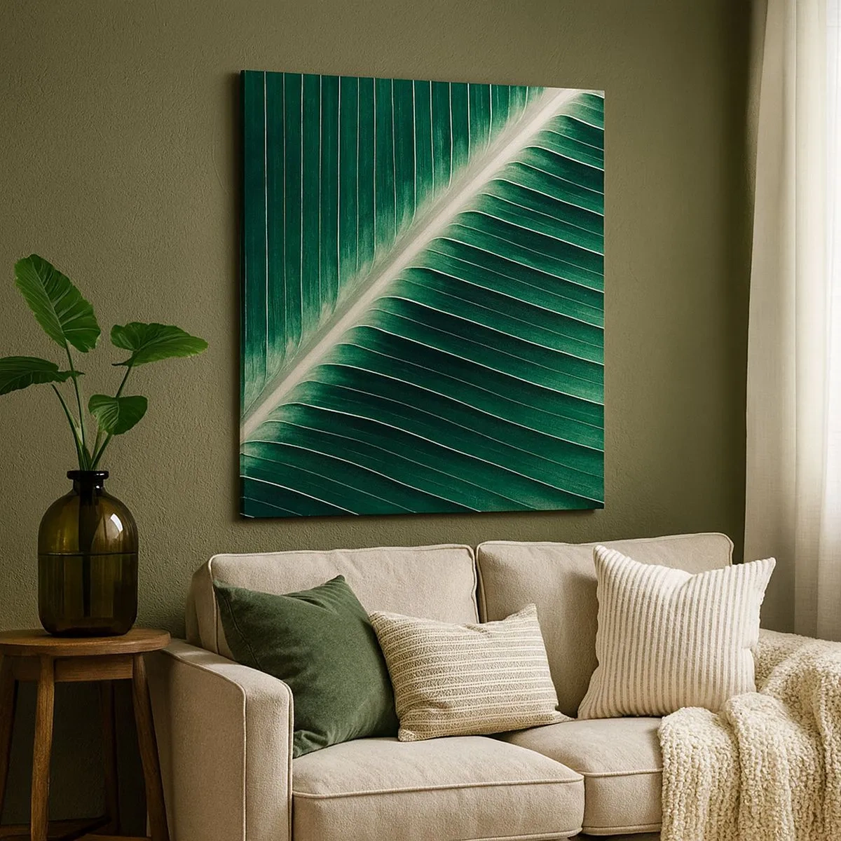 Impression sur toile - Image sur toile - Le rythme de la nature - 30x30 cm