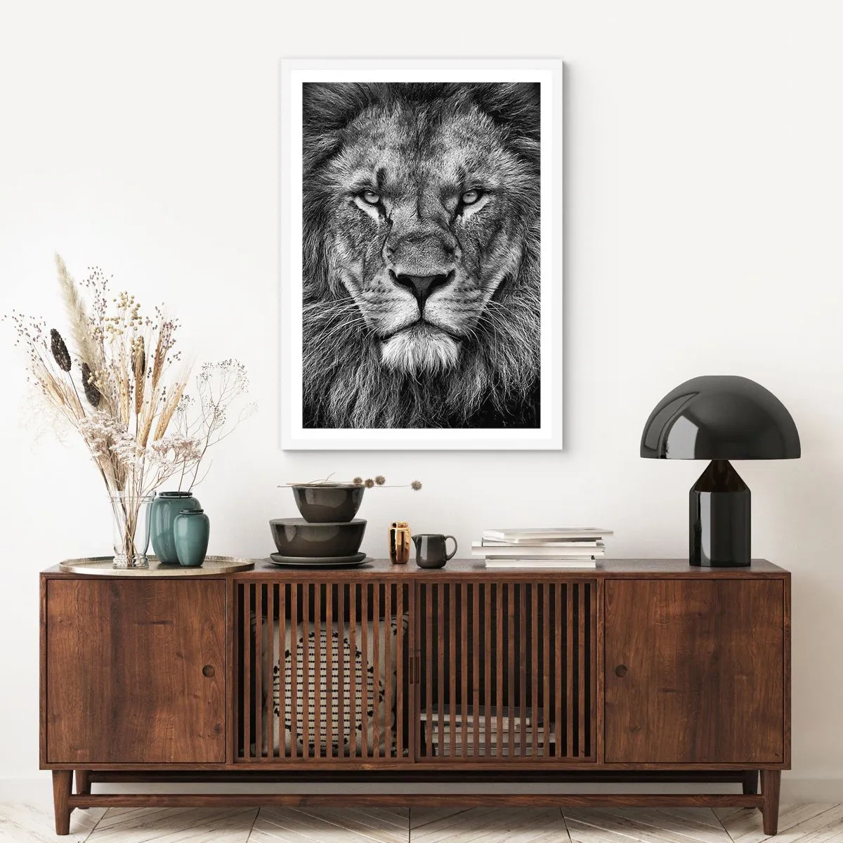 Affiche dans un cadre blanc - Poster - En vêtement de sacre - 50x70 cm