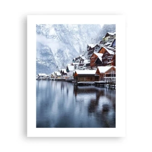 Affiche - Poster - En décoration hivernale - 40x50 cm