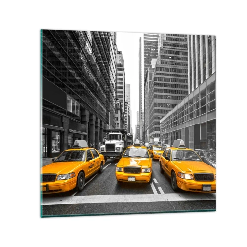 Impression sur verre - Image sur verre - C'est nous qui colorons la ville - 60x60 cm