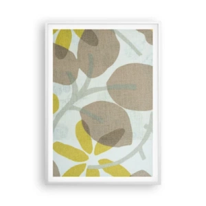 Affiche dans un cadre blanc - Poster - Composition en plein soleil - 70x100 cm