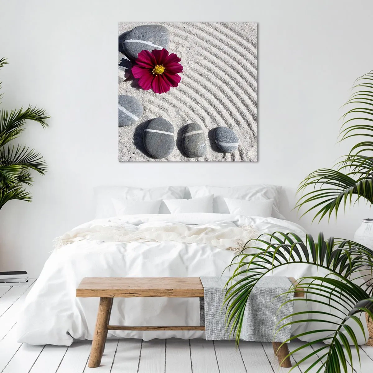 Impression sur toile - Image sur toile - Énergie et paix du cercle magique de la nature - 50x50 cm