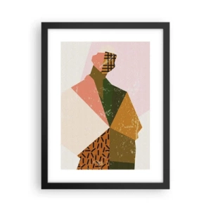 Affiche dans un cadre noir - Poster - L’homme – un être complexe - 30x40 cm