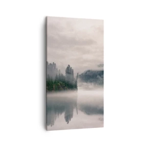 Impression sur toile - Image sur toile - Reflet dans le brouillard - 45x80 cm