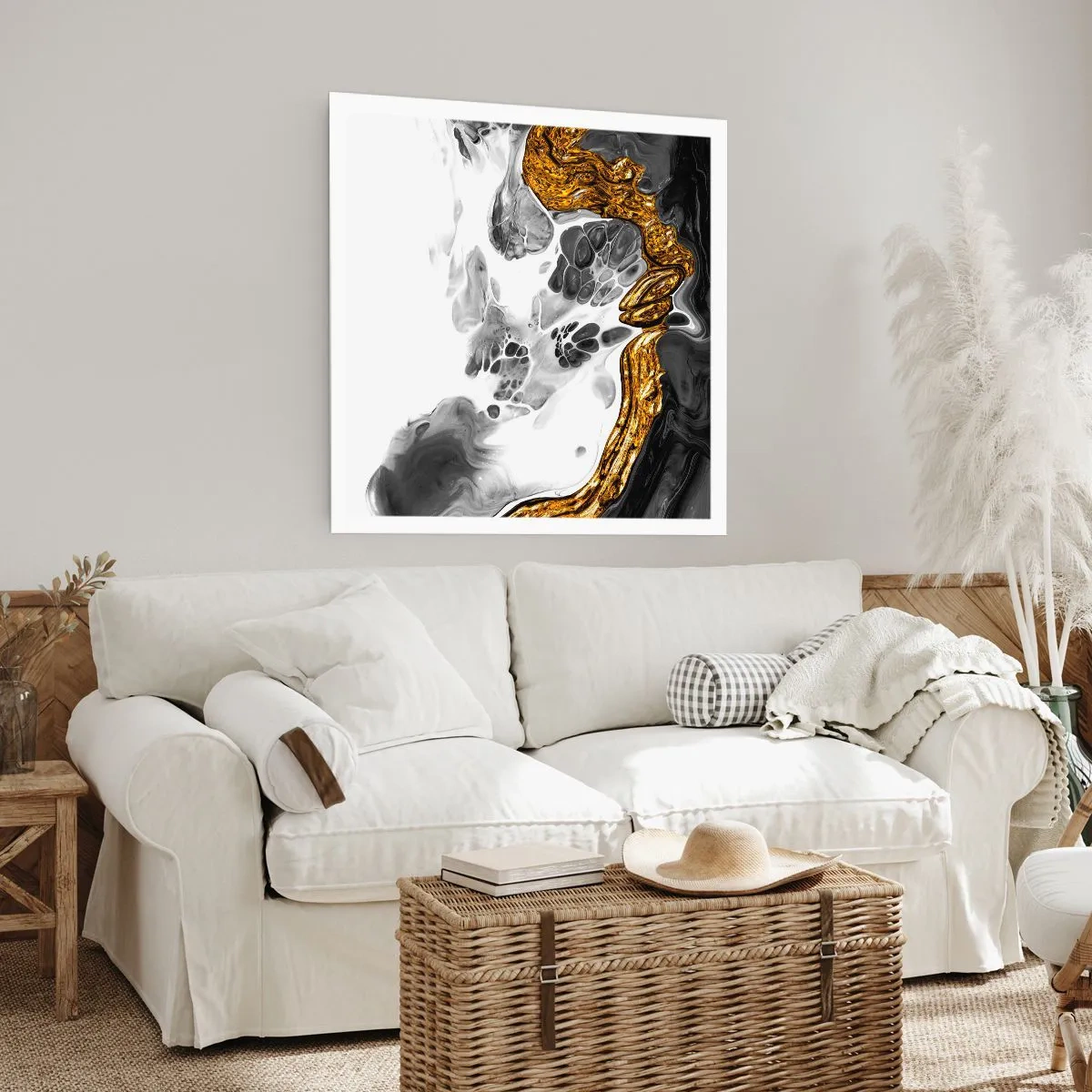 Affiche - Poster - Composition organique - 50x50 cm