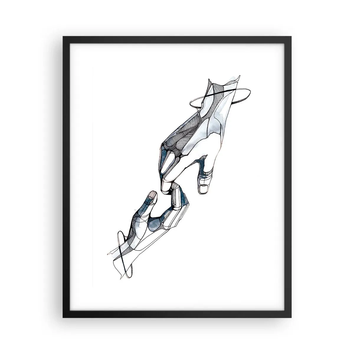 Affiche dans un cadre noir - Poster - Un bon geste - 40x50 cm