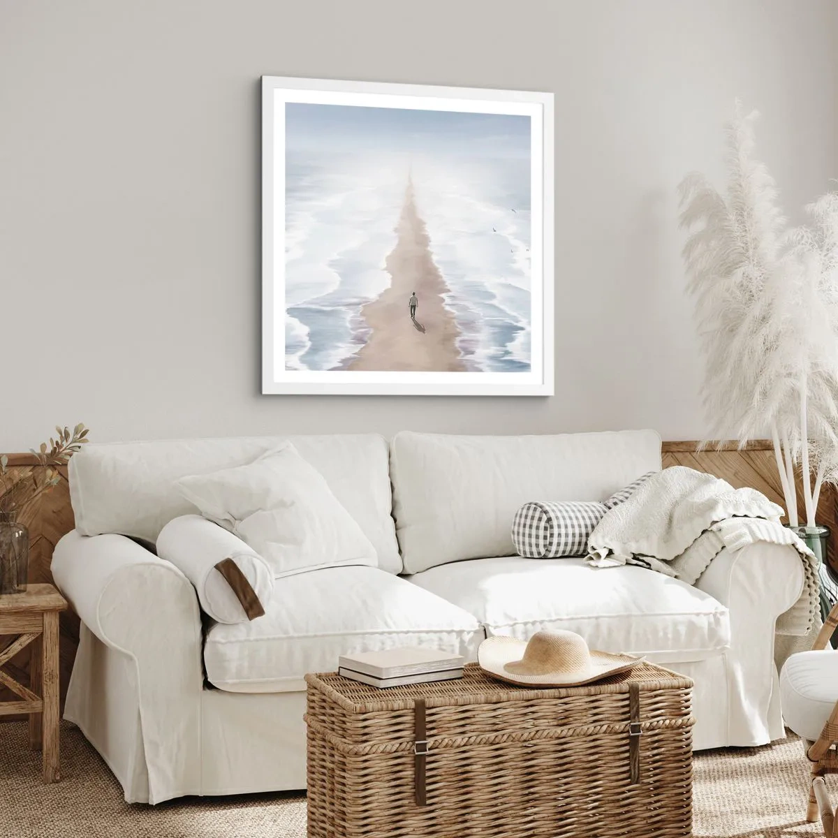 Affiche dans un cadre blanc - Poster - Un brillant avenir - 30x30 cm