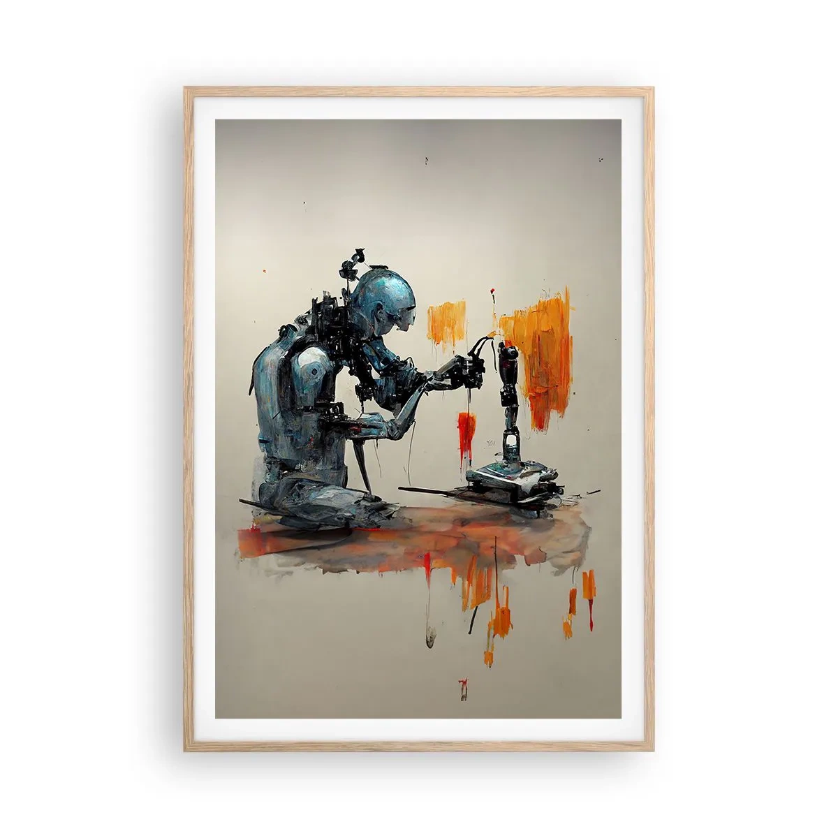 Affiche dans un chêne clair - Poster - Déjà demain… - 70x100 cm