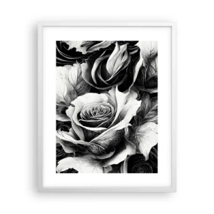 Affiche dans un cadre blanc - Poster - Toujours une reine - 40x50 cm