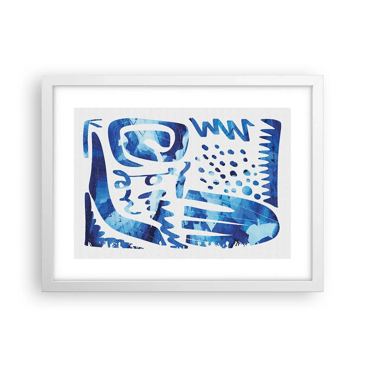 Affiche dans un cadre blanc - Poster - Retour aux racines - 40x30 cm