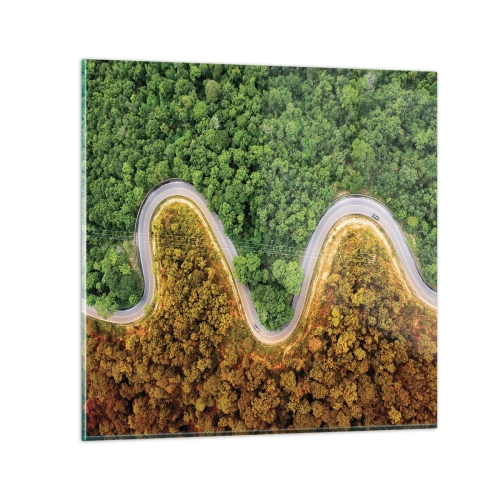 Impression sur verre - Image sur verre - Frontieres et differences - 40x40 cm