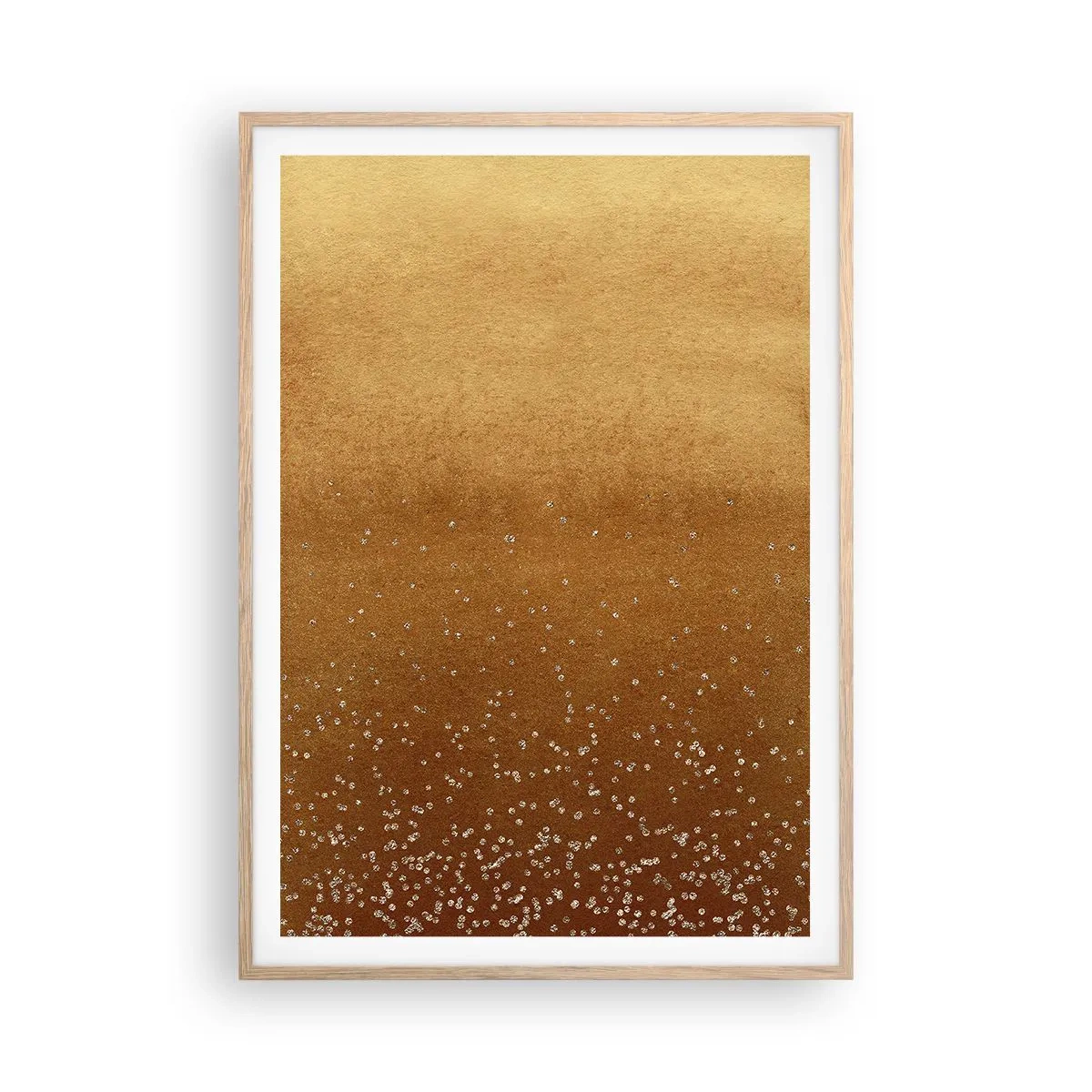 Affiche dans un chêne clair - Poster - Origine du monde - 70x100 cm