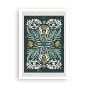 Affiche - Poster - Comme une découpe folklorique - 70x100 cm