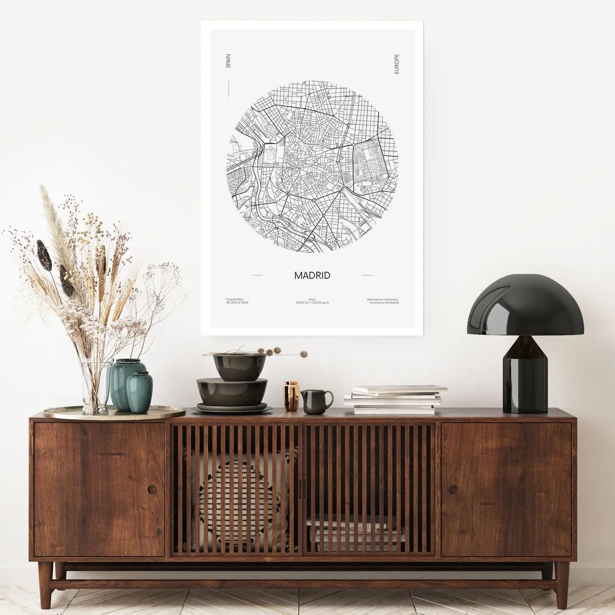 Affiche - Poster - Anatomie de Madrid - 40x50 cm