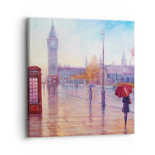 Impression sur toile - Image sur toile - Jour automnal londonien - 40x40 cm