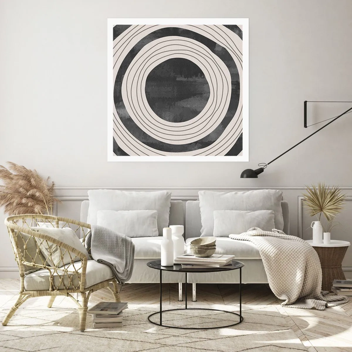 Affiche - Poster - Droit au but - 60x60 cm