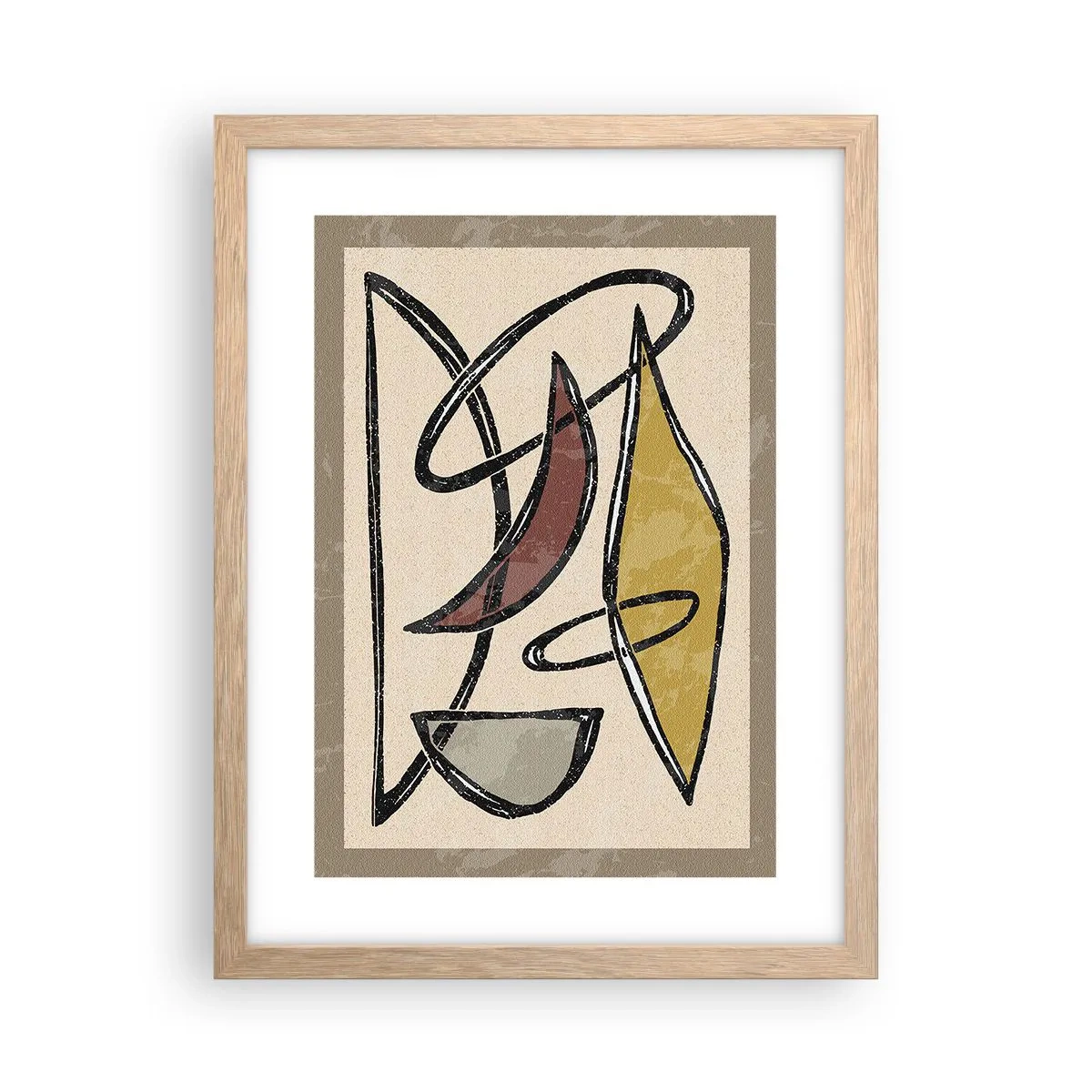 Affiche dans un chêne clair - Poster - Verticales et horizontales - 30x40 cm