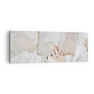 Impression sur toile - Image sur toile - Une peinture impressionniste d'une main tenant un livre ouvert. - 140x50cm - Dans un autre monde - Décoration murale moderne pour le salon et la chambre ARTTOR