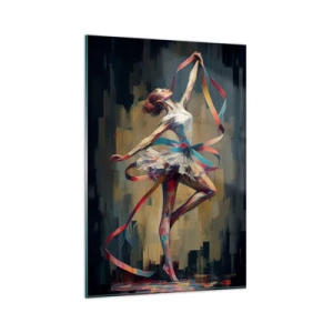 Impression sur verre - Image sur verre - Danse du ruban - 80x120 cm